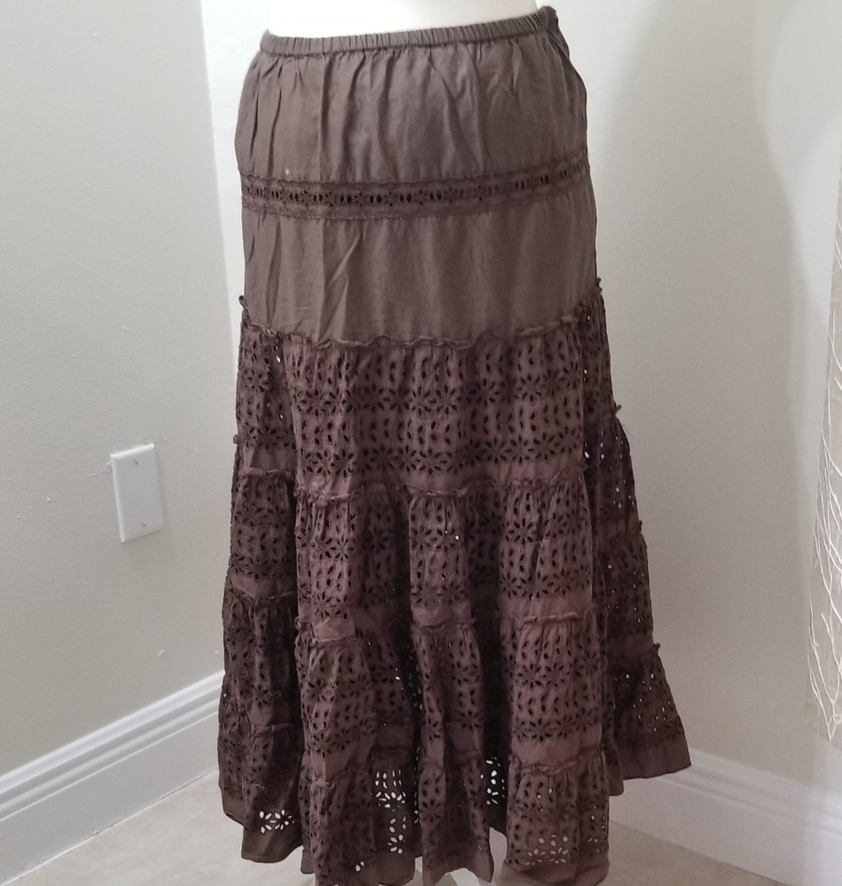 Nice brown skirt size L KAKTUS Brand - Picture 1 of 9